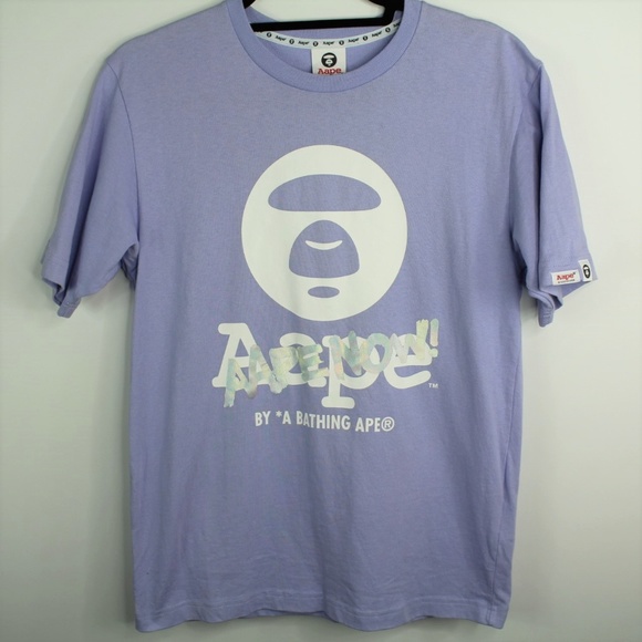 Bape Other - AAPE by A Bathing Ape Bape Baby Milo Shirt Purple